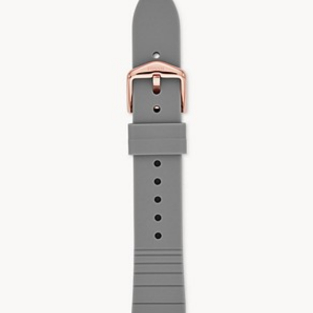 Fossil Yellow Silicone Watch Strap